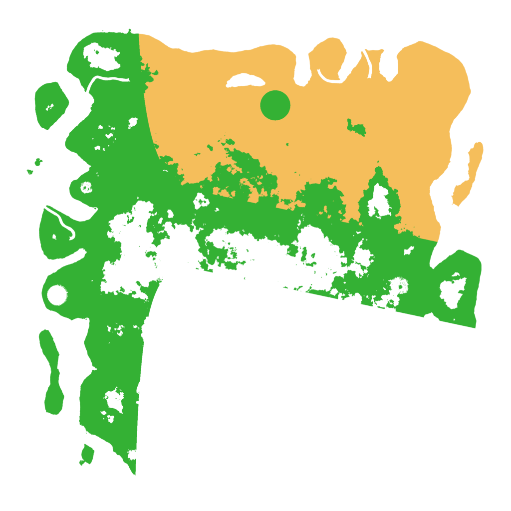 Biome Rust Map: Procedural Map, Size: 4500, Seed: 55148722