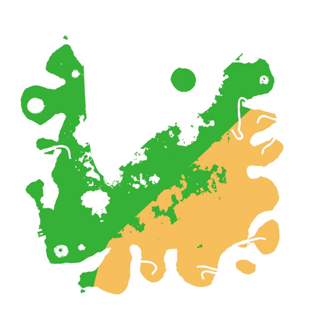 Biome Rust Map: Procedural Map, Size: 3500, Seed: 1096330595
