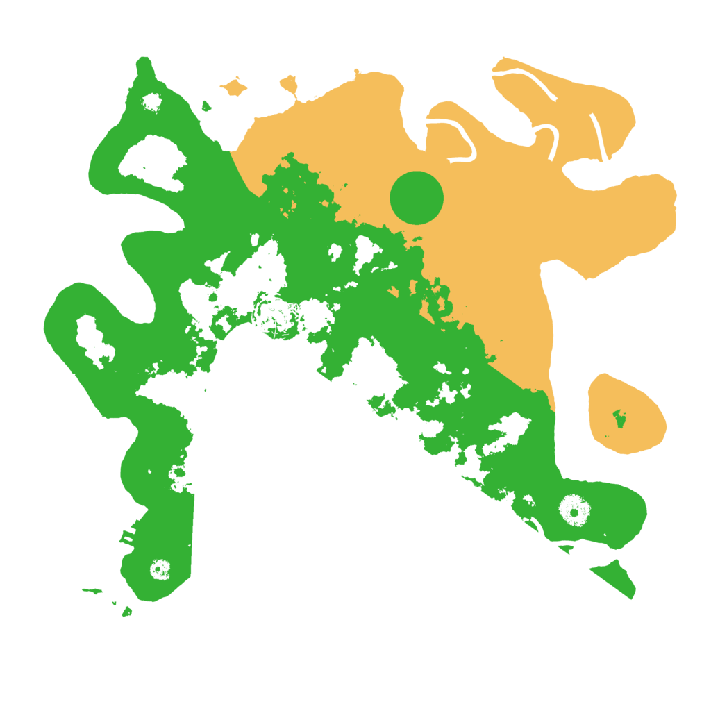Biome Rust Map: Procedural Map, Size: 3500, Seed: 4359833