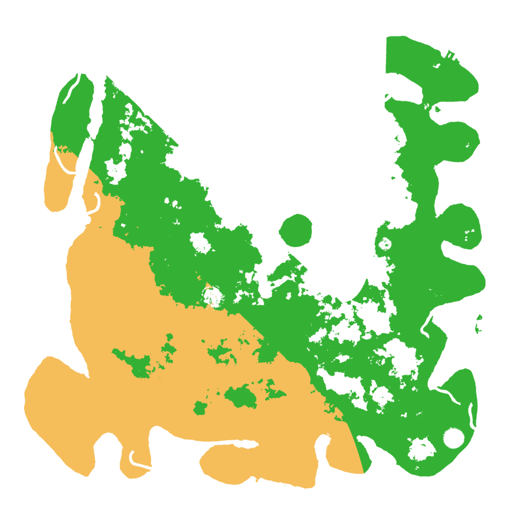 Biome Rust Map: Procedural Map, Size: 4500, Seed: 1093082841