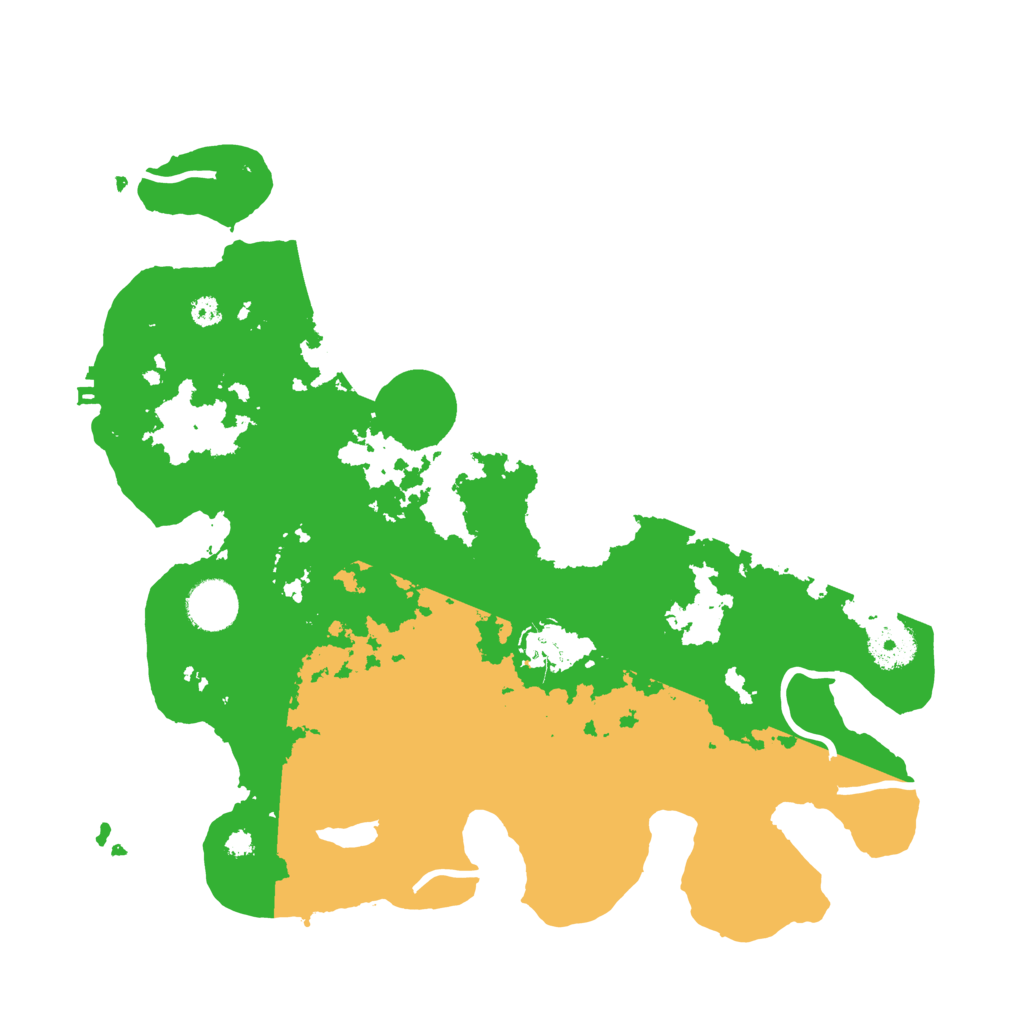 Biome Rust Map: Procedural Map, Size: 3500, Seed: 690461830