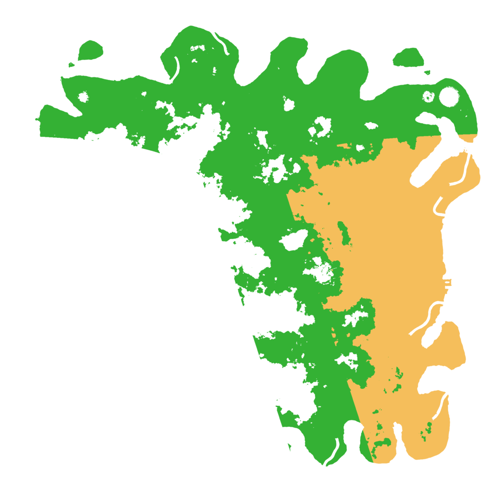 Biome Rust Map: Procedural Map, Size: 4500, Seed: 851