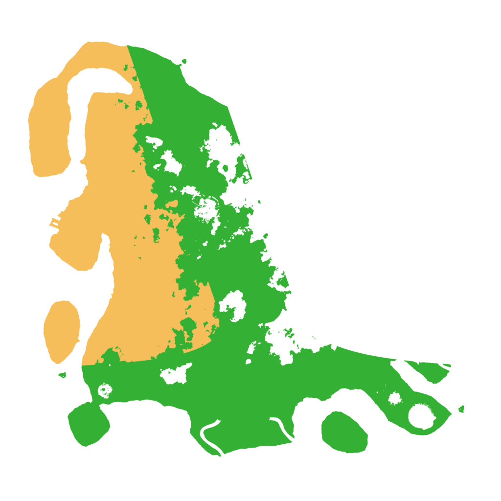 Biome Rust Map: Procedural Map, Size: 3650, Seed: 50648462