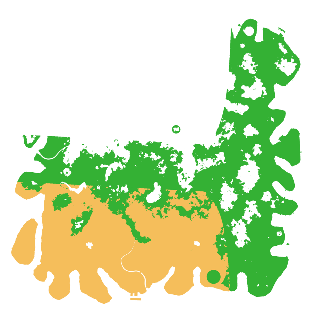 Biome Rust Map: Procedural Map, Size: 6000, Seed: 184023