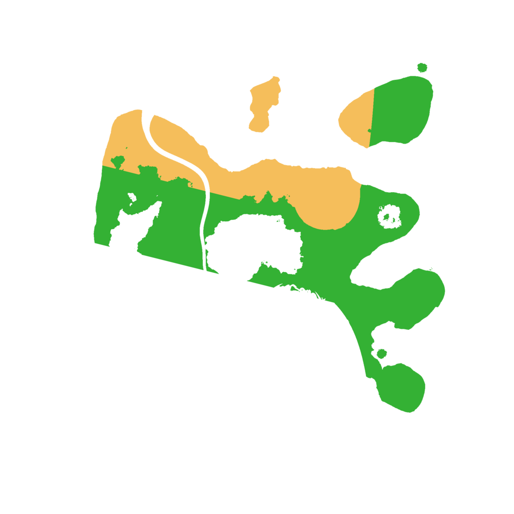 Biome Rust Map: Procedural Map, Size: 2150, Seed: 954083511