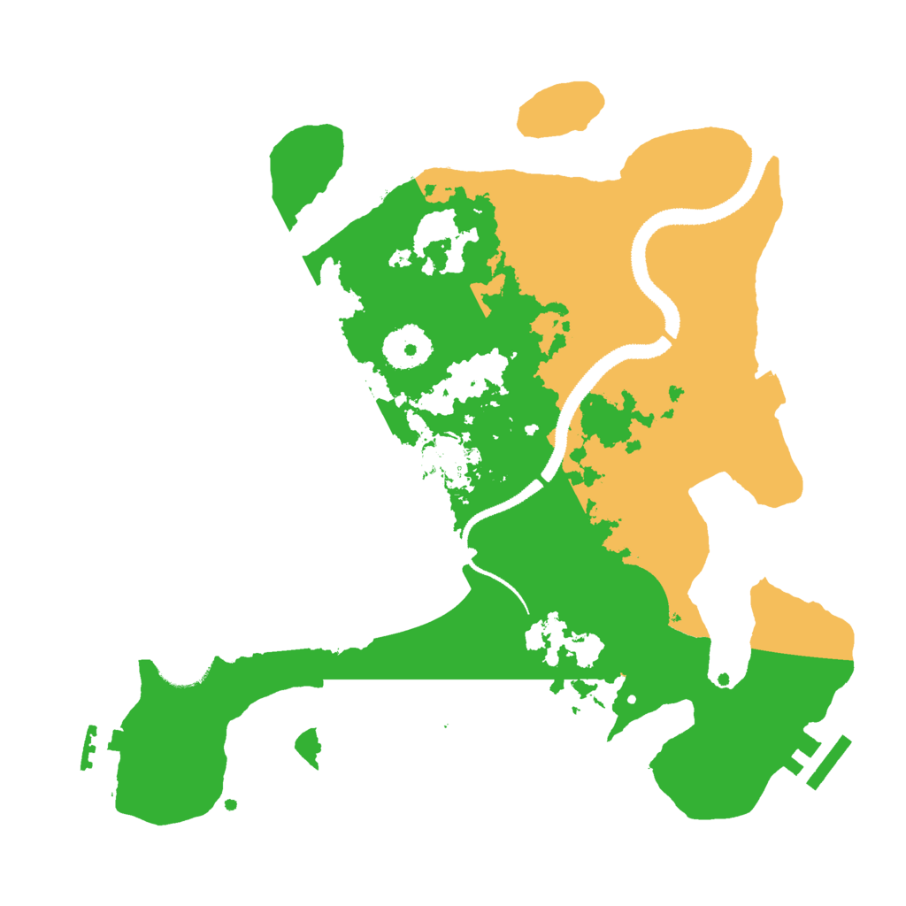 Biome Rust Map: Procedural Map, Size: 3000, Seed: 691