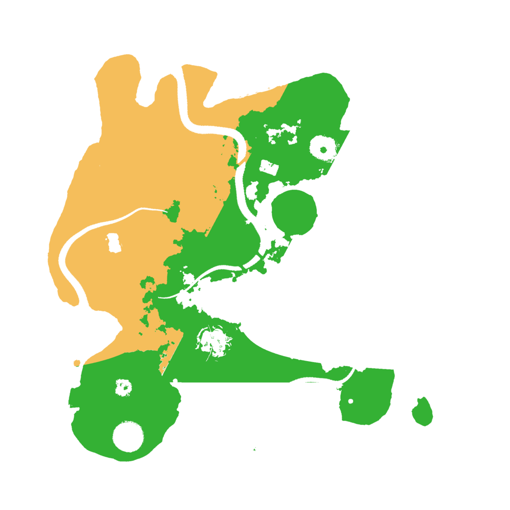 Biome Rust Map: Procedural Map, Size: 3000, Seed: 1841711657