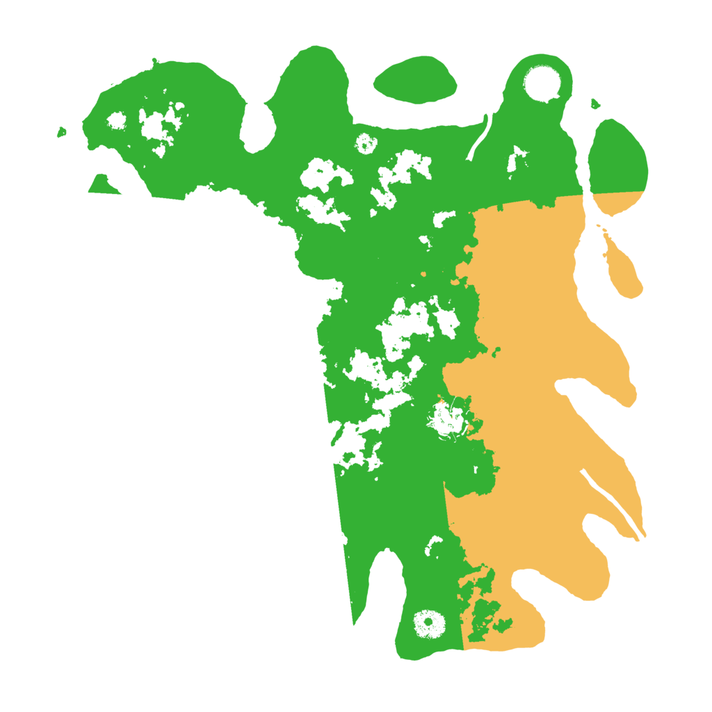 Biome Rust Map: Procedural Map, Size: 3500, Seed: 60703482