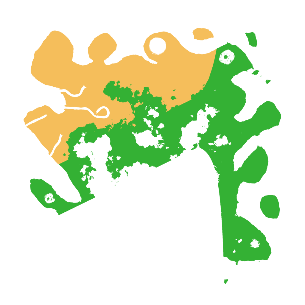 Biome Rust Map: Procedural Map, Size: 3200, Seed: 300009916