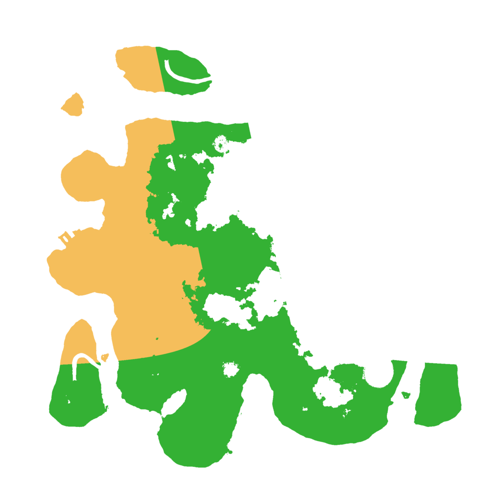 Biome Rust Map: Procedural Map, Size: 3000, Seed: 18645
