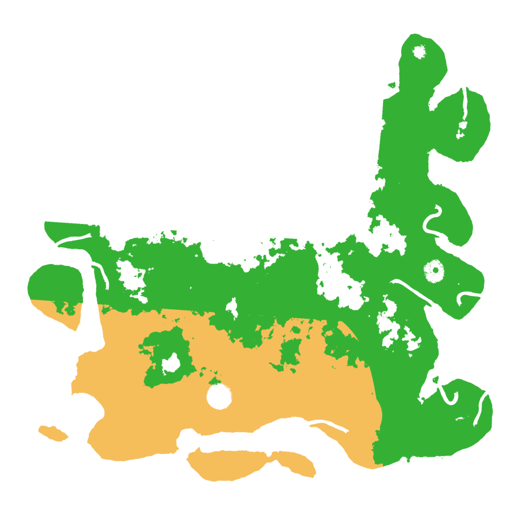 Biome Rust Map: Procedural Map, Size: 3700, Seed: 1158231431