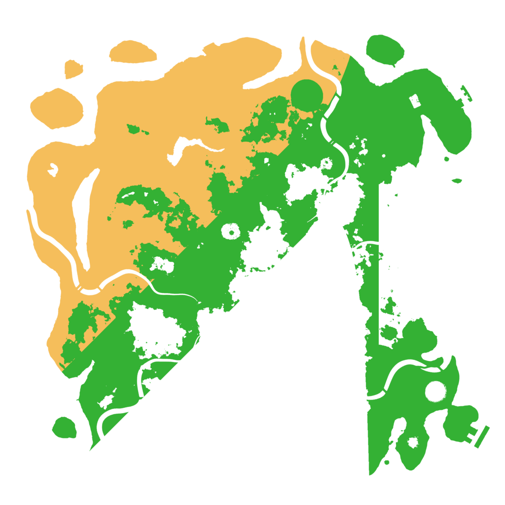 Biome Rust Map: Procedural Map, Size: 4250, Seed: 1322984450