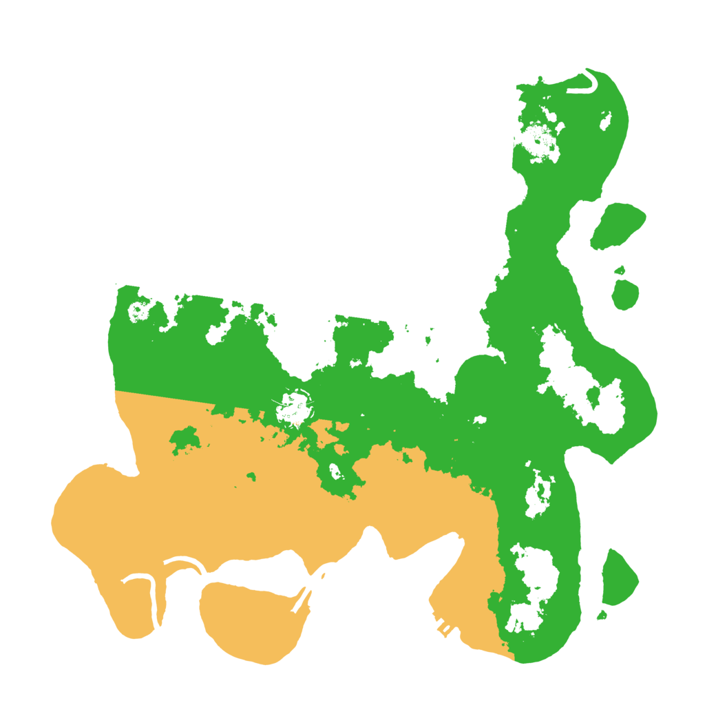Biome Rust Map: Procedural Map, Size: 3500, Seed: 1888381998
