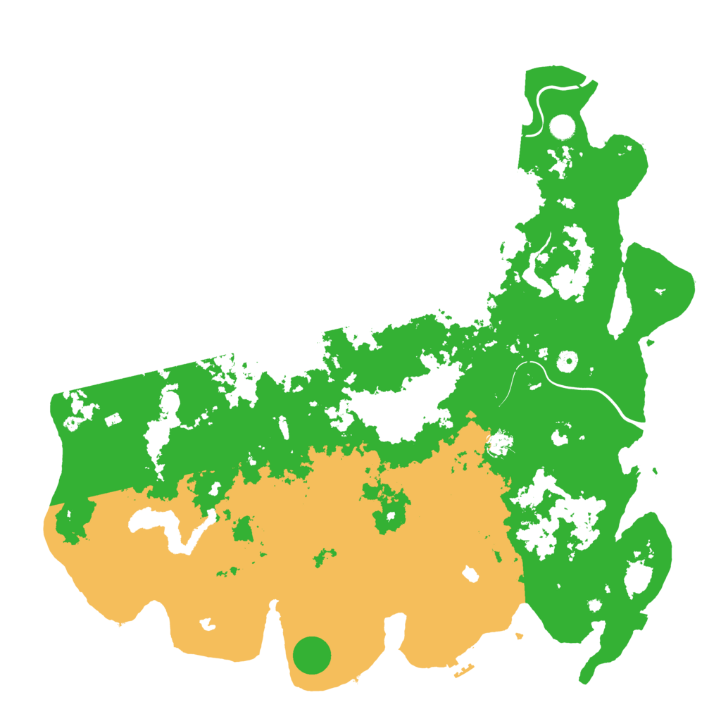 Biome Rust Map: Procedural Map, Size: 5000, Seed: 4269
