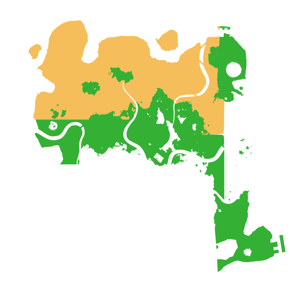 Biome Rust Map: Procedural Map, Size: 3500, Seed: 272864206