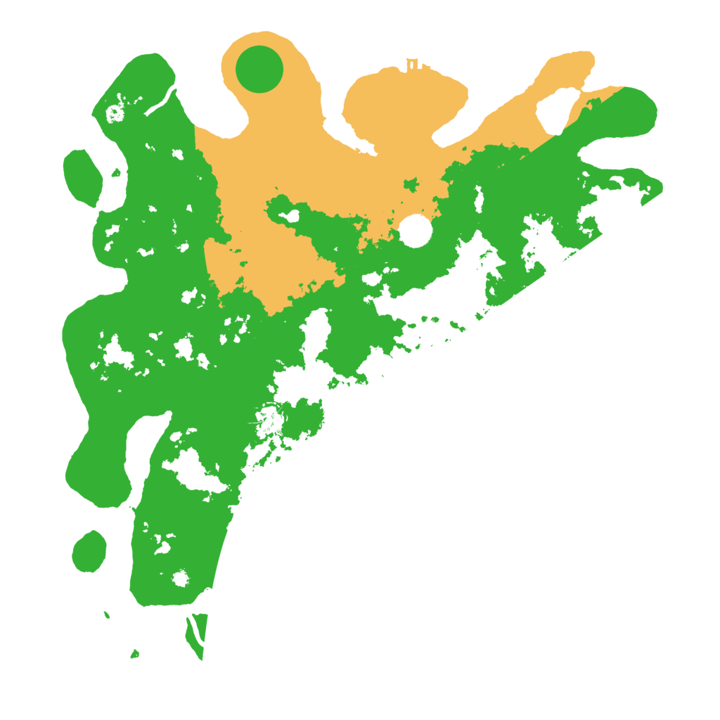 Biome Rust Map: Procedural Map, Size: 4000, Seed: 309350206