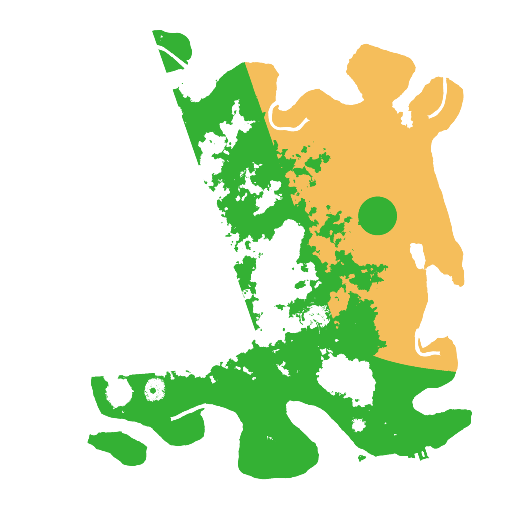 Biome Rust Map: Procedural Map, Size: 3500, Seed: 317271351
