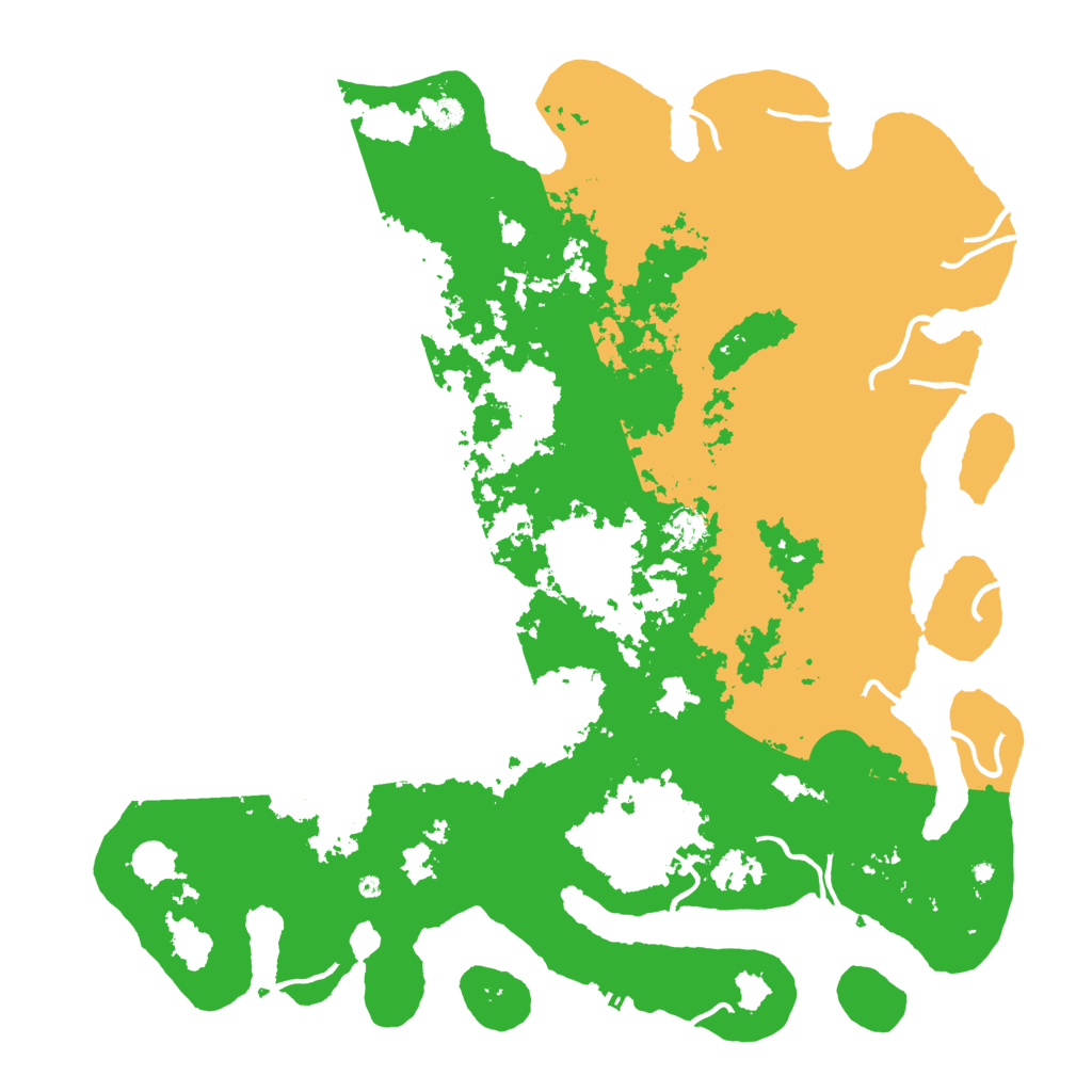 Biome Rust Map: Procedural Map, Size: 5000, Seed: 16772