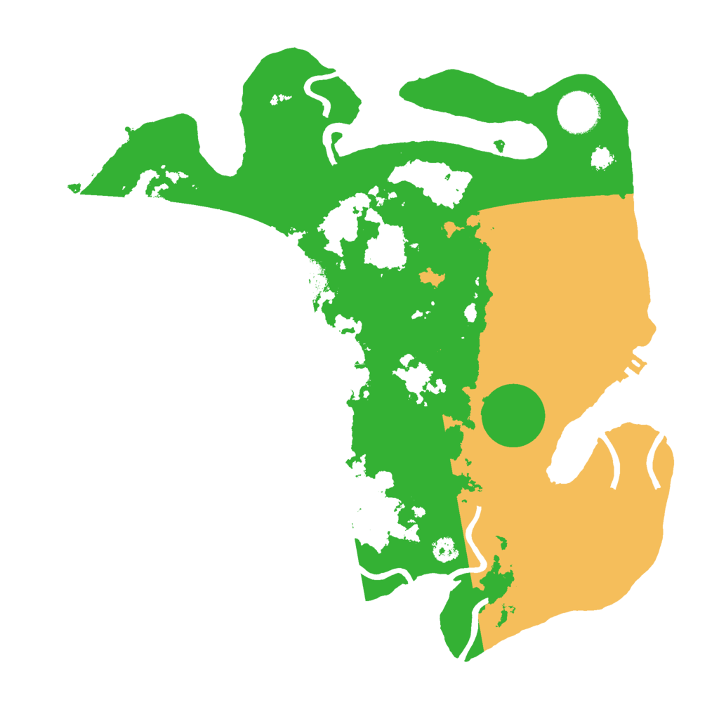 Biome Rust Map: Procedural Map, Size: 3000, Seed: 1181902159