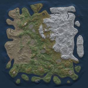 Thumbnail Rust Map: Procedural Map, Size: 4800, Seed: 1229856399, 20 Monuments