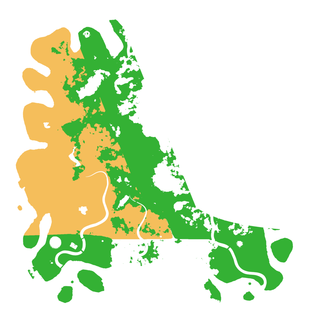 Biome Rust Map: Procedural Map, Size: 4800, Seed: 1229856399