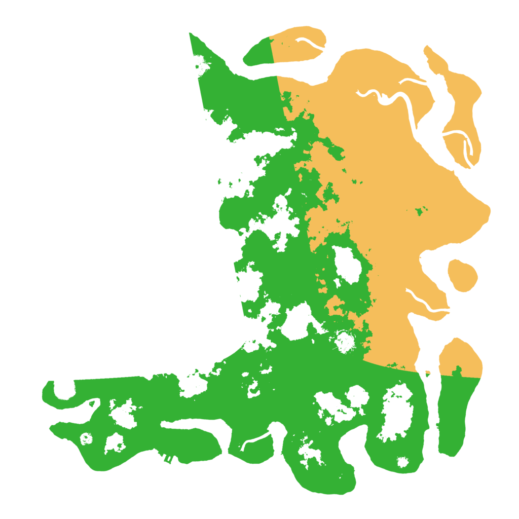 Biome Rust Map: Procedural Map, Size: 4300, Seed: 1322977413