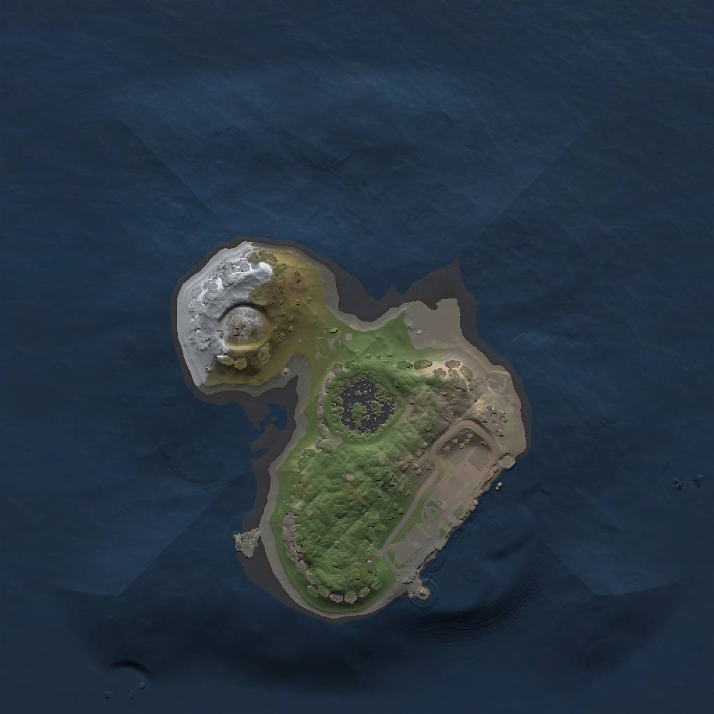 Rust Map: Procedural Map, Size: 1300, Seed: 1545961, 5 Monuments