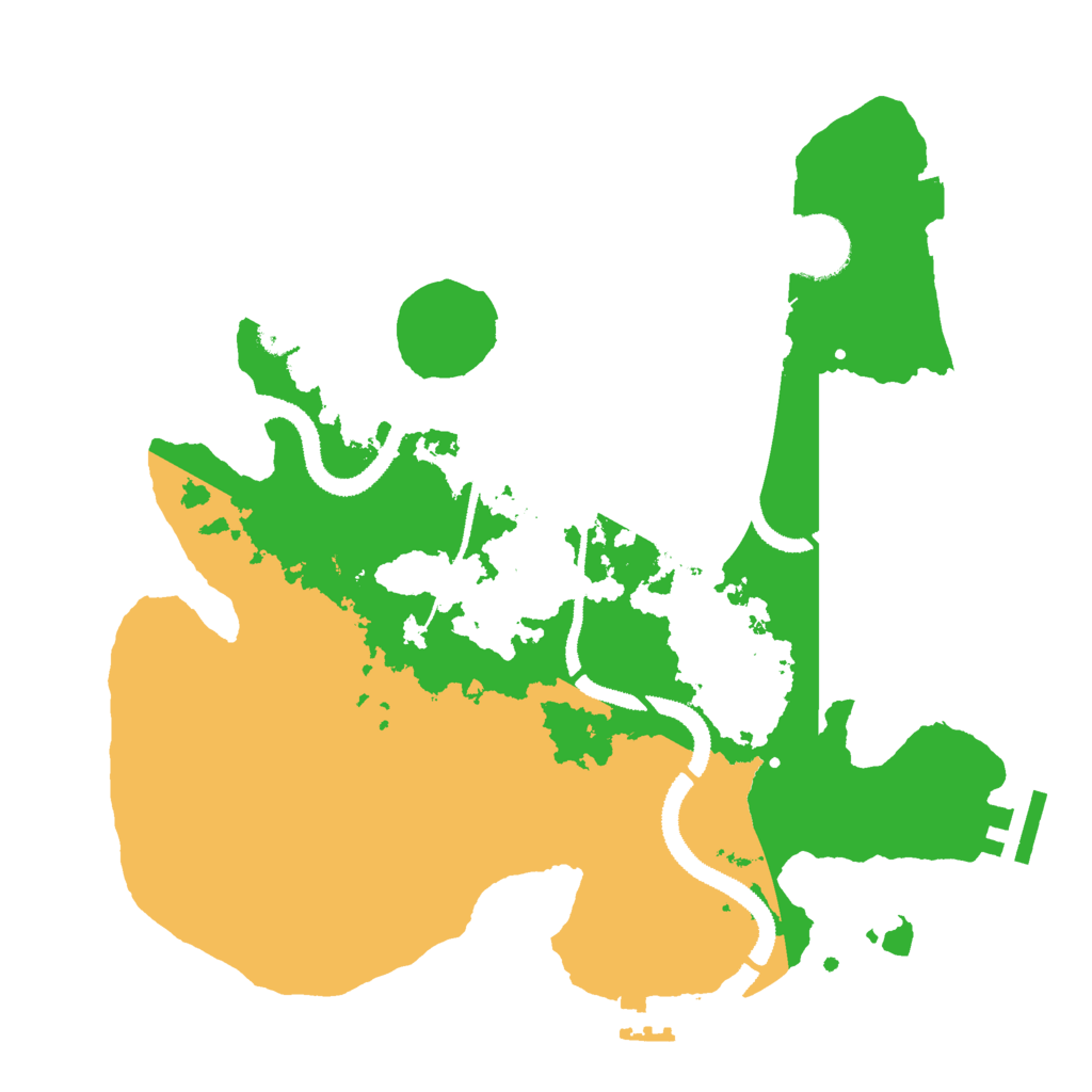 Biome Rust Map: Procedural Map, Size: 3000, Seed: 1606833024