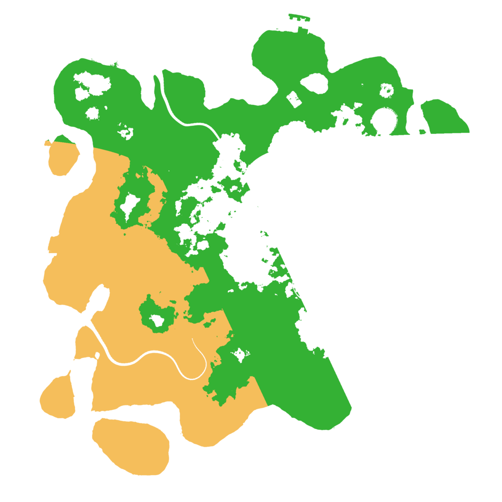 Biome Rust Map: Procedural Map, Size: 3500, Seed: 2135566765