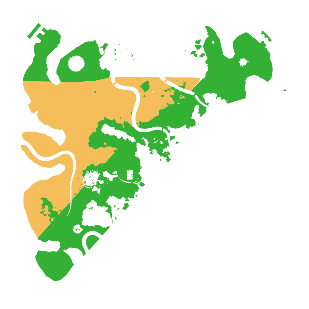 Biome Rust Map: Procedural Map, Size: 3500, Seed: 18592