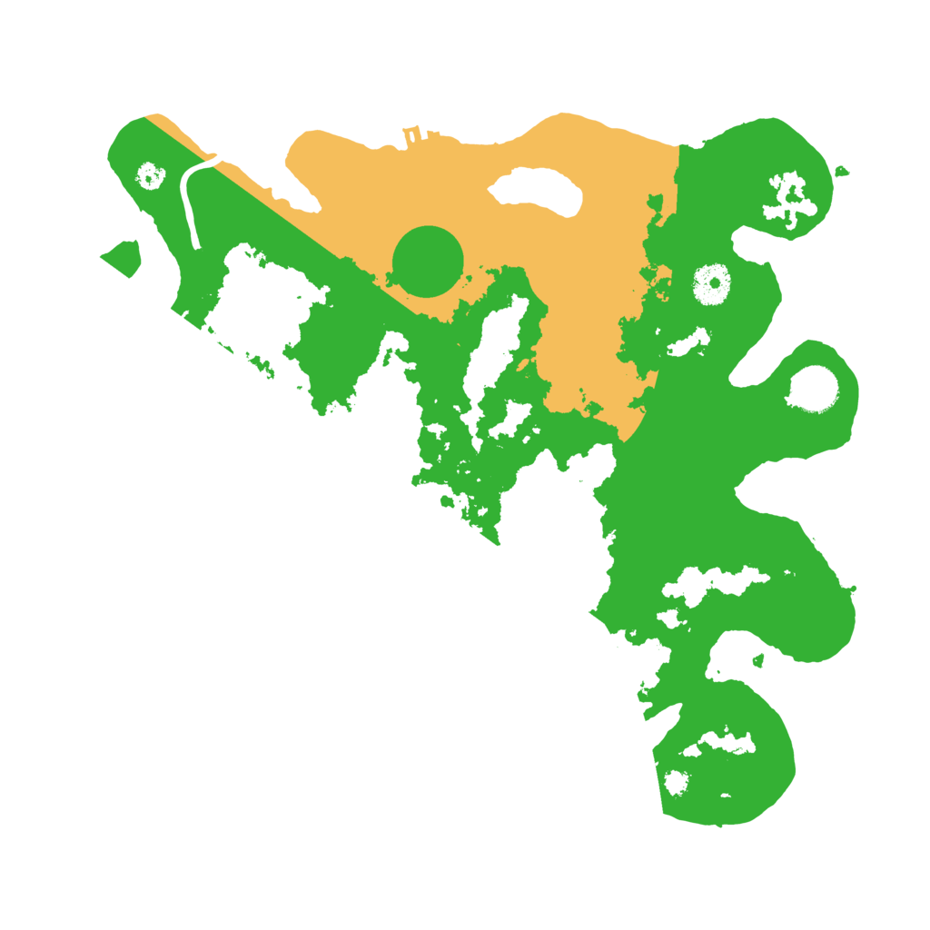 Biome Rust Map: Procedural Map, Size: 3500, Seed: 1141319445