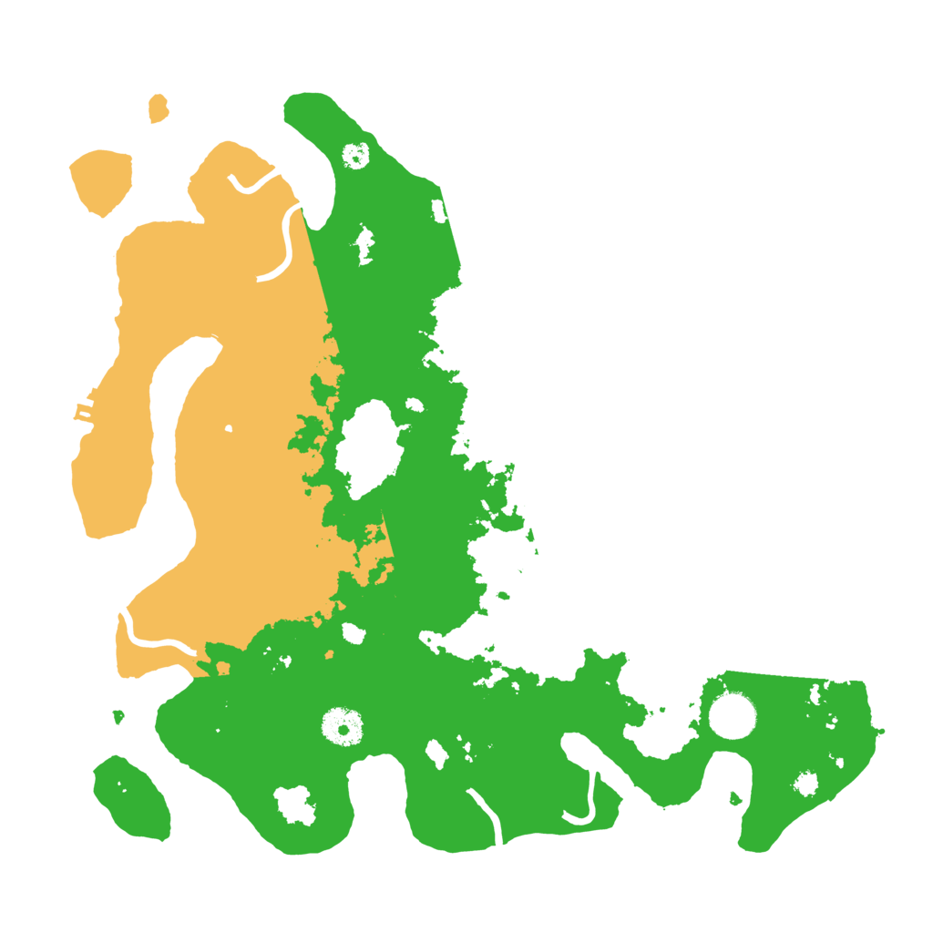 Biome Rust Map: Procedural Map, Size: 3500, Seed: 216669396