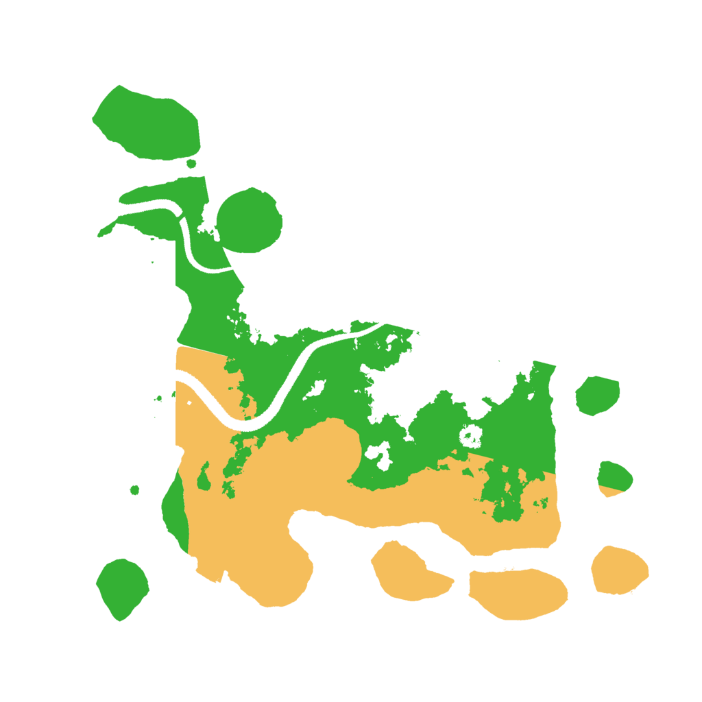 Biome Rust Map: Procedural Map, Size: 3000, Seed: 740997696