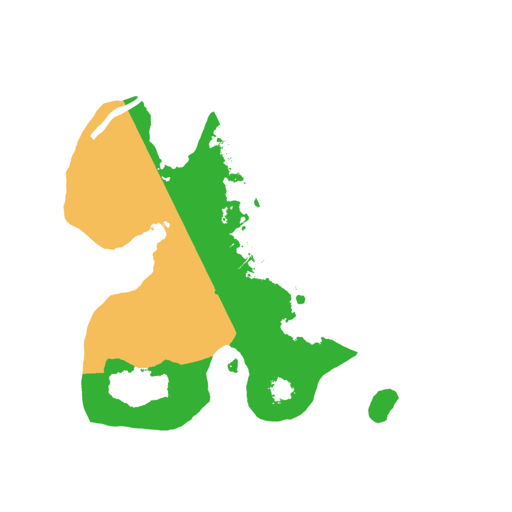 Biome Rust Map: Procedural Map, Size: 2000, Seed: 570531805