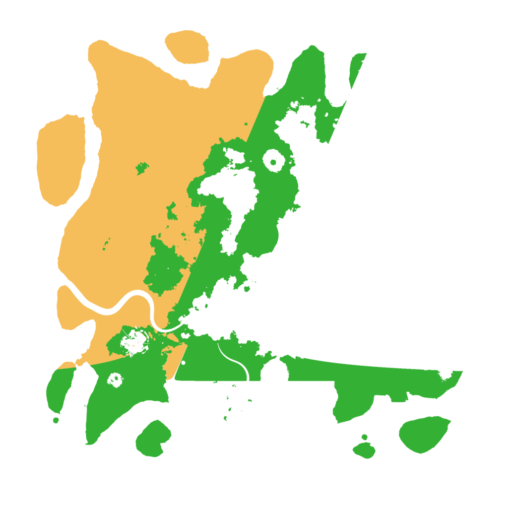 Biome Rust Map: Procedural Map, Size: 3500, Seed: 1504248490