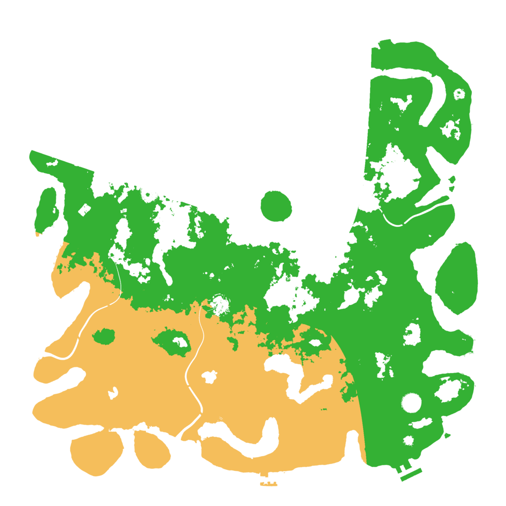 Biome Rust Map: Procedural Map, Size: 4500, Seed: 1285391301