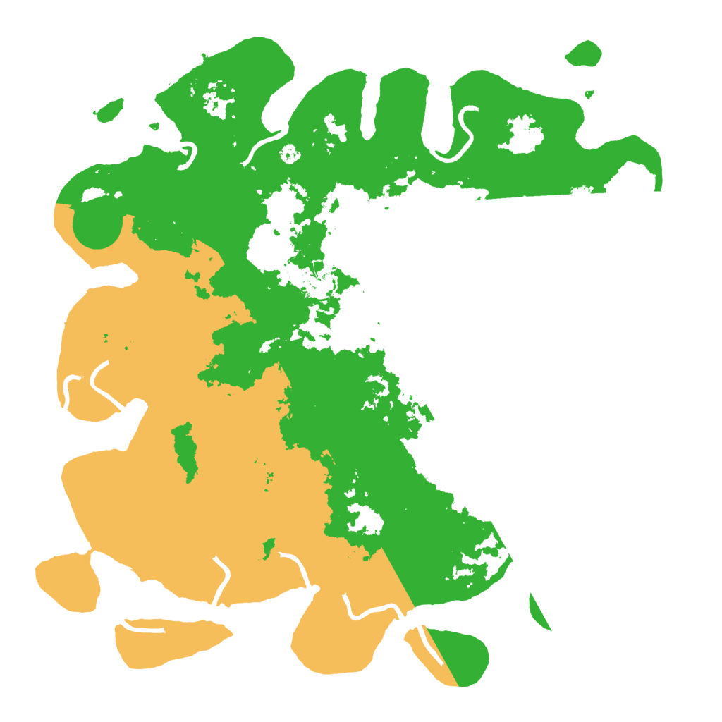 Biome Rust Map: Procedural Map, Size: 3900, Seed: 843929851