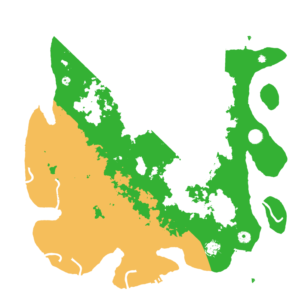 Biome Rust Map: Procedural Map, Size: 3700, Seed: 778845441