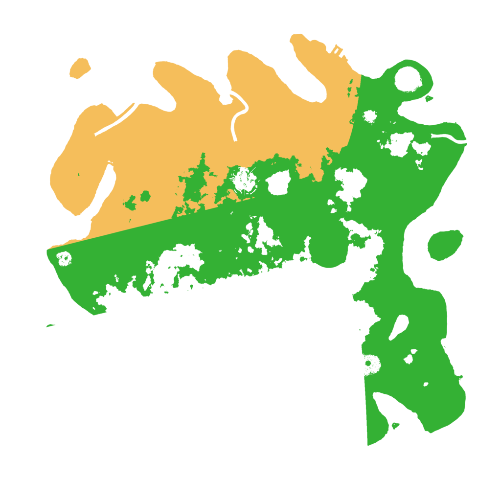 Biome Rust Map: Procedural Map, Size: 3500, Seed: 10101992