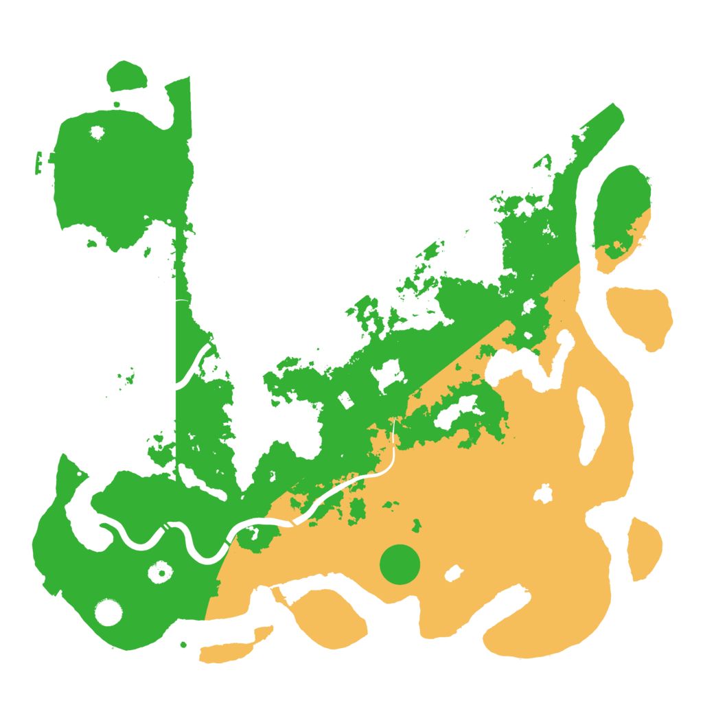 Biome Rust Map: Procedural Map, Size: 4600, Seed: 23361