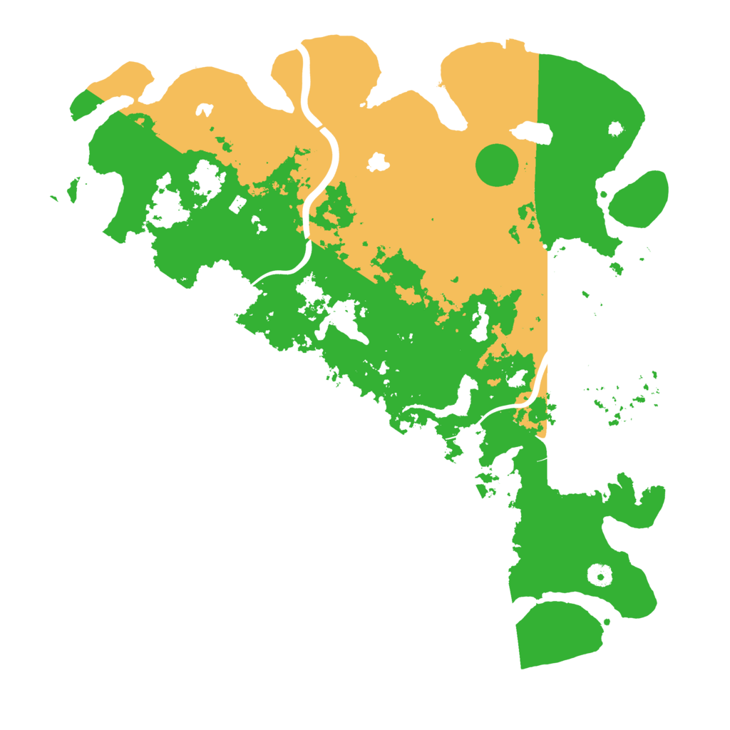 Biome Rust Map: Procedural Map, Size: 4500, Seed: 213957104