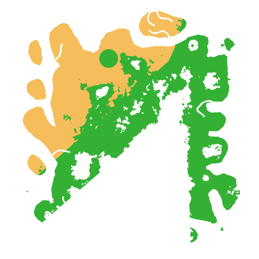 Biome Rust Map: Procedural Map, Size: 3666, Seed: 711