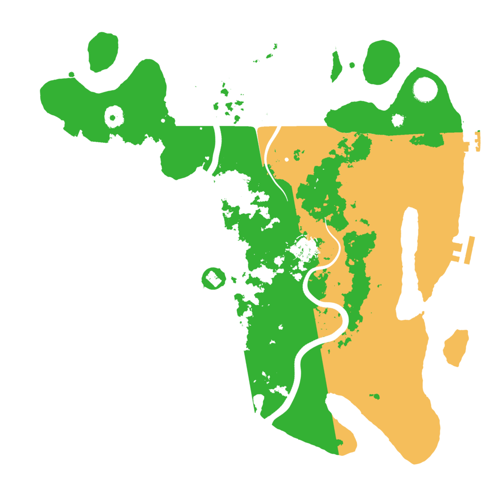 Biome Rust Map: Procedural Map, Size: 3620, Seed: 787