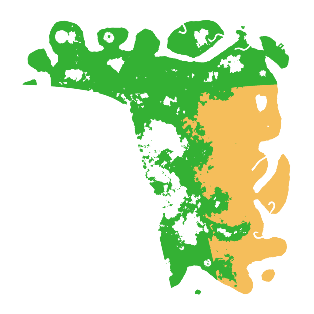 Biome Rust Map: Procedural Map, Size: 4500, Seed: 100622
