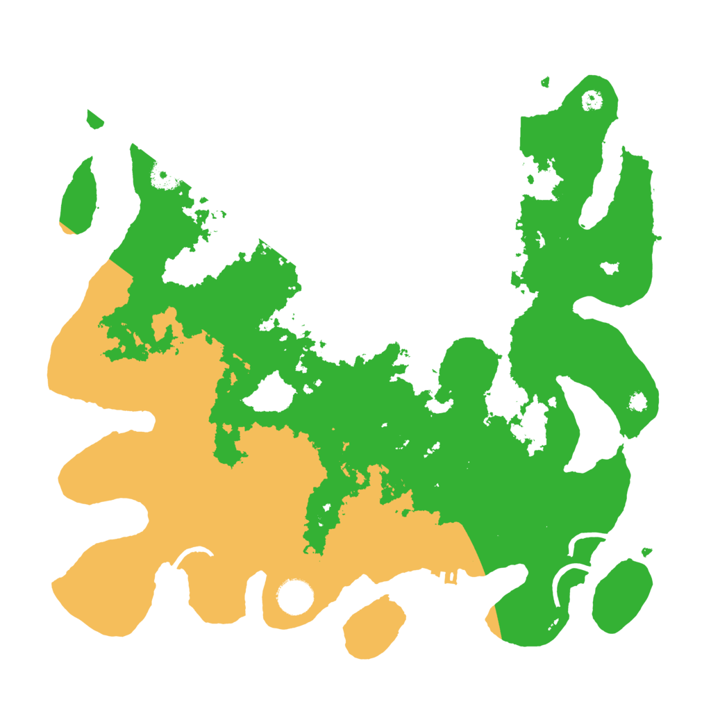 Biome Rust Map: Procedural Map, Size: 3500, Seed: 342695