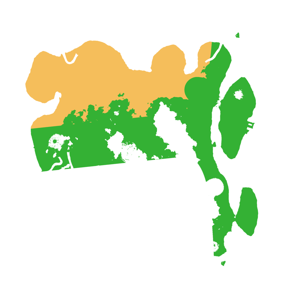 Biome Rust Map: Procedural Map, Size: 3000, Seed: 1644348819