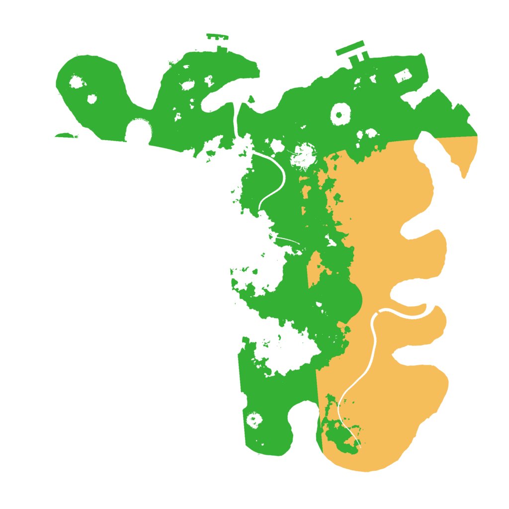 Biome Rust Map: Procedural Map, Size: 3500, Seed: 1122273932