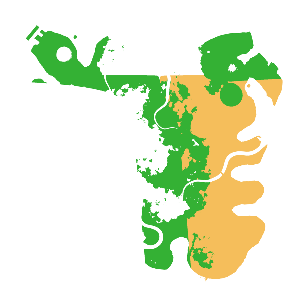 Biome Rust Map: Procedural Map, Size: 3500, Seed: 1122273932