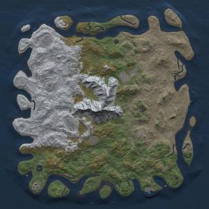 Thumbnail Rust Map: Procedural Map, Size: 5000, Seed: 548197271, 20 Monuments