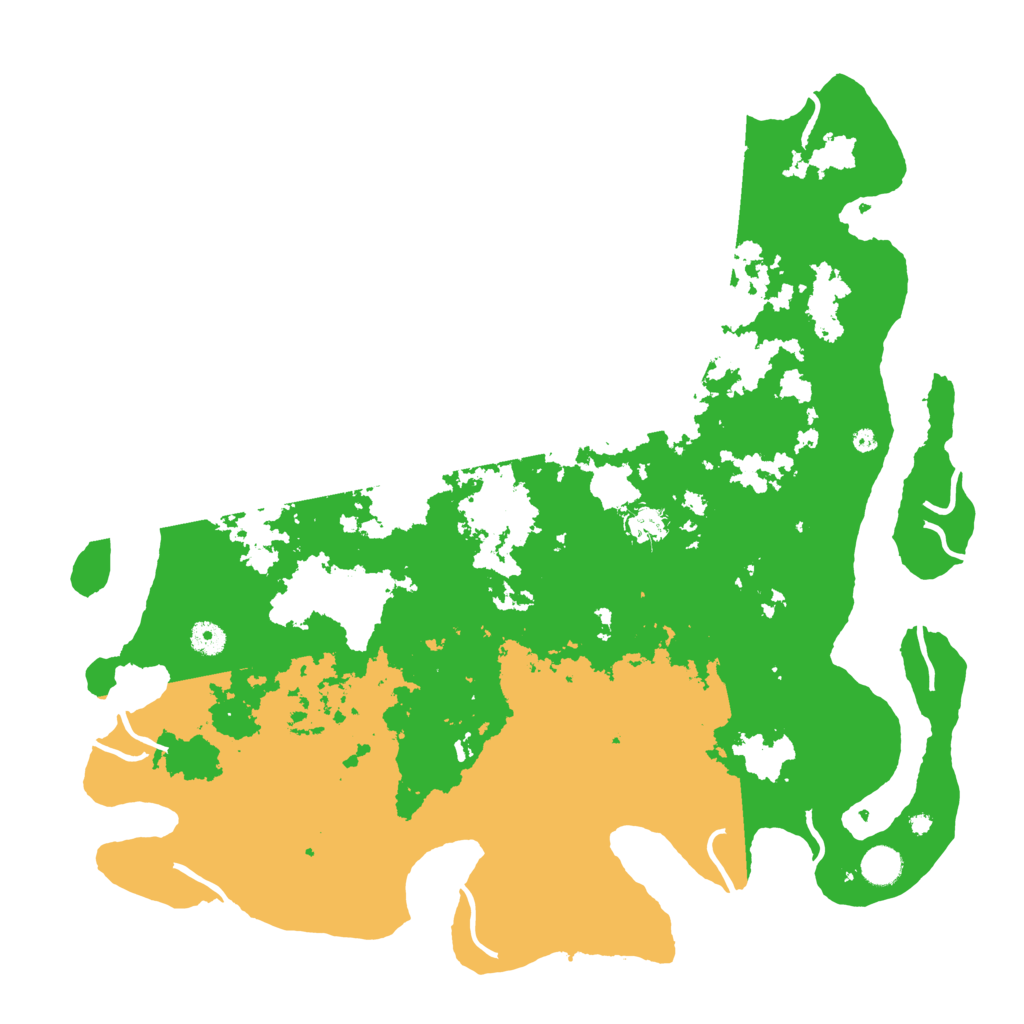 Biome Rust Map: Procedural Map, Size: 4500, Seed: 1632663597